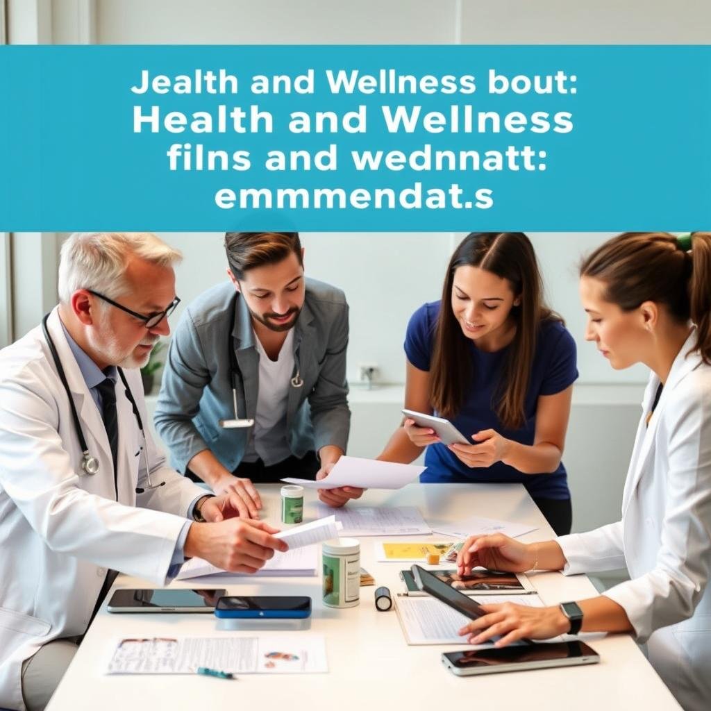 Health and wellness experts reviewing product information and research
