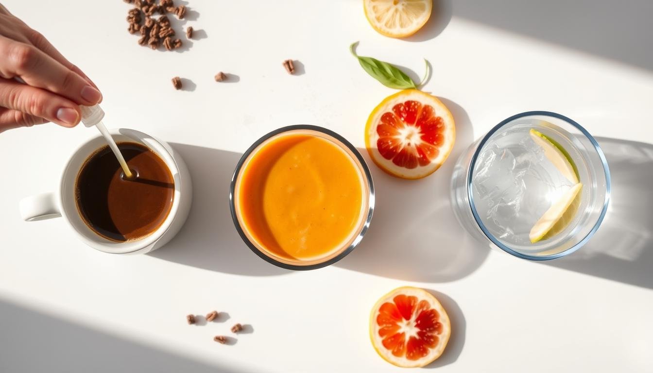 BUBS Collagen being mixed into various beverages showing versatility