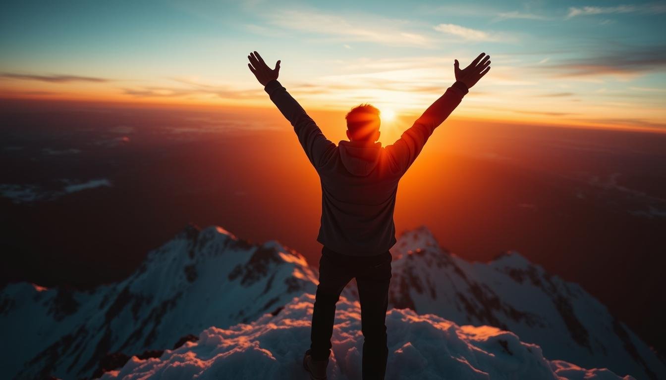Person experiencing peak performance and vitality with Natural Shilajit