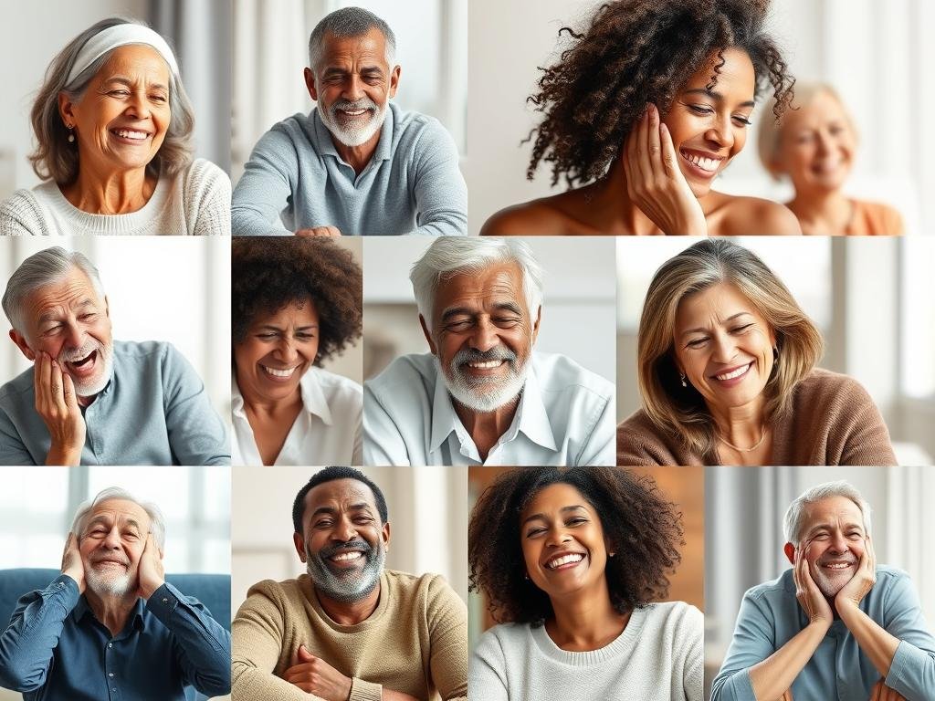 Various people who benefit from Uticarin showing relief
