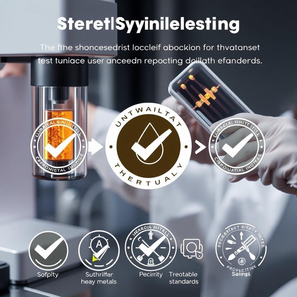 Safety testing process for Natural Shilajit