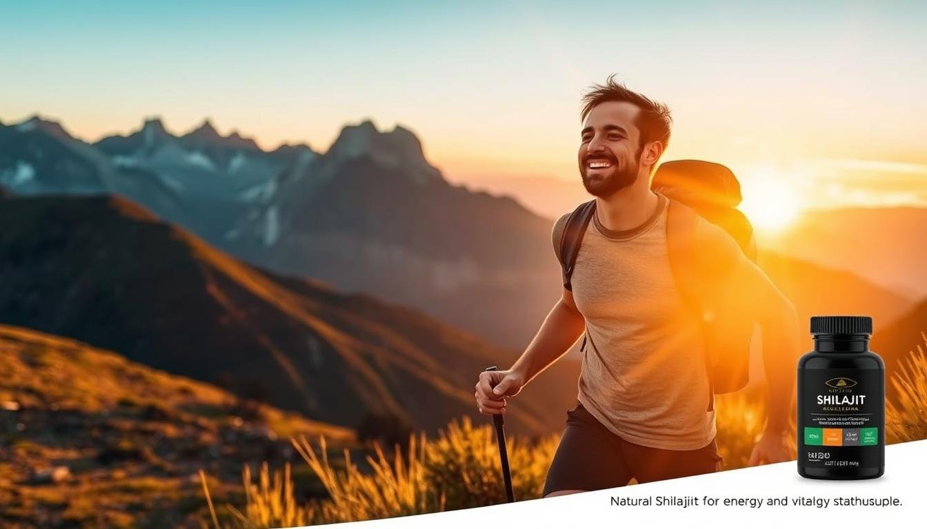 Person experiencing increased energy and vitality from Natural Shilajit